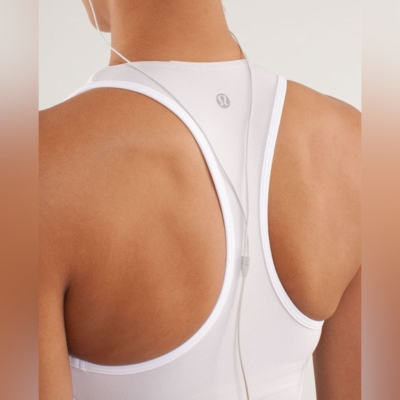 Lululemon Cardio Kick Tank White Size 12 - Picture 5 of 11